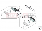 BMW Motorrad BMW 2023 F models F 850 GS (0B09, 0B19) Turn indicators, rear | Turn indicators, rear