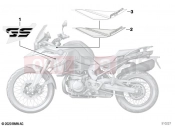 BMW Motorrad BMW 2023 F models F 850 GS (0B09, 0B19) Stick-on label 2 | Stick-on label 2