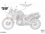 Stick-on label 3 2 - BMW Motorrad F 850 GS (0B09, 0B19) 2023