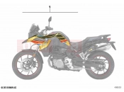 BMW Motorrad BMW 2023 F models F 850 GS (0B09, 0B19) Sticker set 2 | Sticker set 2