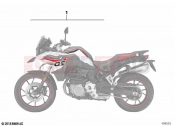 BMW Motorrad BMW 2023 F models F 850 GS (0B09, 0B19) Sticker set 3 | Sticker set 3