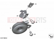 BMW Motorrad BMW 2023 F models F 850 GS (0B09, 0B19) Horn | Horn