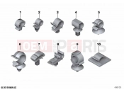 Tubing support 2 - BMW Motorrad F 850 GS (0B09, 0B19) 2023