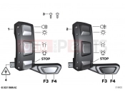BMW Motorrad BMW 2023 F models F 850 GS (0B09, 0B19) Additional switch special vehicle right 2 | Additional switch special vehicle right 2