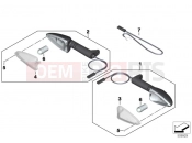 BMW Motorrad BMW 2023 F models F 850 GS (0B09, 0B19) Turn indicators, front | Turn indicators, front