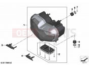 BMW Motorrad BMW 2023 F models F 850 GS (0B09, 0B19) LED headlight - Generation II | LED headlight - Generation II