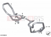 BMW Motorrad BMW 2022 F models F 850 GS Adv. (0K04) Engine protection bar | Engine protection bar