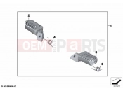 BMW Motorrad BMW 2022 F models F 850 GS Adv. (0K04) Footrest adjustable 2 | Footrest adjustable 2