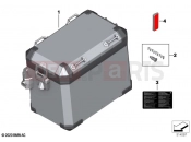 BMW Motorrad BMW 2022 F models F 850 GS Adv. (0K04) Aluminium case | Aluminium case