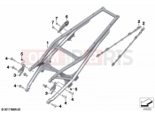 BMW Motorrad BMW 2021 F models F 850 GS Adv. (0K04) Rear frame | Rear frame