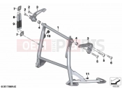 BMW Motorrad BMW 2021 F models F 850 GS Adv. (0K04) Centre stand | Centre stand