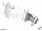 BMW Motorrad BMW 2021 F models F 850 GS Adv. (0K04) Windshield / mounting | Windshield / mounting
