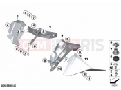 BMW Motorrad BMW 2021 F models F 850 GS Adv. (0K04) Wind deflector | Wind deflector