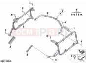 BMW Motorrad BMW 2021 F models F 850 GS Adv. (0K04) Case holder | Case holder