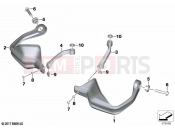 BMW Motorrad BMW 2021 F models F 850 GS Adv. (0K04) Hand protector | Hand protector