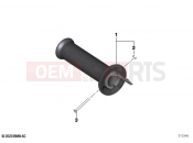 BMW Motorrad BMW 2021 F models F 850 GS Adv. (0K04) Grip left unheated | Grip left unheated