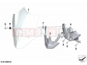 BMW Motorrad BMW 2021 F models F 900 R (0K11, 0K13) Windscreen, high | Windscreen, high
