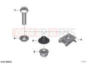 BMW Motorrad BMW 2021 F models F 900 R (0K11, 0K13) Mounting yaw sensor | Mounting yaw sensor