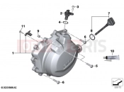 BMW Motorrad BMW 2021 F models F 900 R (0K11, 0K13) Engine housing cover, left | Engine housing cover, left