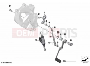 BMW Motorrad BMW 2023 F models F 900 R A2 (0K31) Outer gearshift parts | Outer gearshift parts