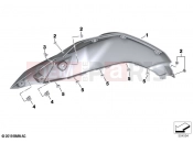 BMW Motorrad BMW 2023 F models F 900 R A2 (0K31) Fairing side panel, front | Fairing side panel, front