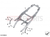 BMW Motorrad BMW 2023 F models F 900 R A2 (0K31) Rear frame | Rear frame