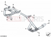 BMW Motorrad BMW 2023 F models F 900 R A2 (0K31) Engine protection bar | Engine protection bar