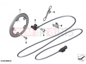 BMW Motorrad BMW 2023 F models F 900 R A2 (0K31) Speed sensor, front | Speed sensor, front