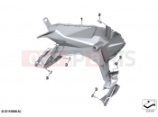 BMW Motorrad BMW 2022 F models F 900 XR A2 (0K41) Cover, front fairing, bottom | Cover, front fairing, bottom