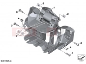 BMW Motorrad BMW 2022 F models F 900 XR A2 (0K41) Front panel carrier | Front panel carrier