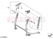BMW Motorrad BMW 2022 F models F 900 XR A2 (0K41) Centre stand | Centre stand