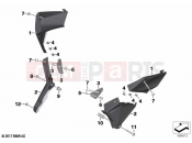 BMW Motorrad BMW 2022 K models K 1600 Bagger 22 (0F61, 0F63) Cover frame | Cover frame