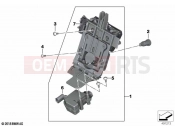 BMW Motorrad BMW 2022 K models K 1600 Bagger 22 (0F61, 0F63) Topcase locking mechanism | Topcase locking mechanism