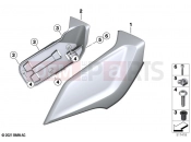 BMW Motorrad BMW 2022 K models K 1600 Bagger 22 (0F61, 0F63) Slipstream deflector | Slipstream deflector