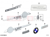 BMW Motorrad BMW 2022 K models K 1600 Bagger 22 (0F61, 0F63) Lettering | Lettering