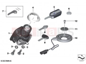 BMW Motorrad BMW 2022 K models K 1600 Bagger 22 (0F61, 0F63) Radio-controlled locking system | Radio-controlled locking system