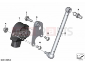 BMW Motorrad BMW 2022 K models K 1600 Bagger 22 (0F61, 0F63) Level sensor, front | Level sensor, front