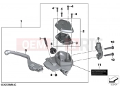 BMW Motorrad BMW 2022 K models K 1600 Bagger 22 (0F61, 0F63) Handbrake control assembly | Handbrake control assembly