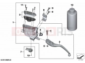 BMW Motorrad BMW 2022 K models K 1600 Bagger 22 (0F61, 0F63) Clutch control assembly | Clutch control assembly