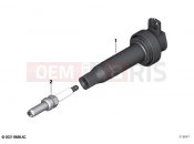 BMW Motorrad BMW 2022 K models K 1600 Bagger 22 (0F61, 0F63) Ignition coil / spark plug | Ignition coil / spark plug