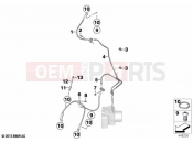 BMW Motorrad BMW 2022 K models K 1600 Bagger 22 (0F61, 0F63) Brake pipe, front | Brake pipe, front