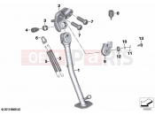 BMW Motorrad BMW 2022 K models K 1600 Bagger 22 (0F61, 0F63) Side stand | Side stand