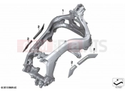 BMW Motorrad BMW 2022 K models K 1600 Bagger 22 (0F61, 0F63) Main frame | Main frame