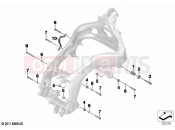 BMW Motorrad BMW 2022 K models K 1600 Bagger 22 (0F61, 0F63) Engine Suspension | Engine Suspension