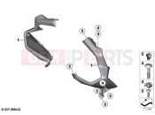 BMW Motorrad BMW 2022 K models K 1600 Bagger 22 (0F61, 0F63) Hand protector | Hand protector