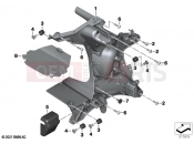 BMW Motorrad BMW 2022 K models K 1600 Bagger 22 (0F61, 0F63) Front panel carrier | Front panel carrier