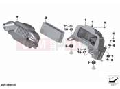 BMW Motorrad BMW 2022 K models K 1600 Bagger 22 (0F61, 0F63) Intake sound system | Intake sound system