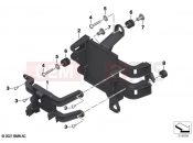 BMW Motorrad BMW 2022 K models K 1600 Bagger 22 (0F61, 0F63) Holder, control units | Holder, control units