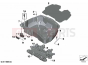 Topcase bottom section | Topcase bottom section - BMW Motorrad K 1600 Bagger 22 (0F61, 0F63) 2021