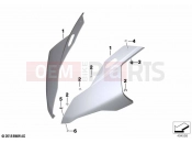 BMW Motorrad BMW 2020 M models M 1000 RR (0E71,0E73) Upper trim section | Upper trim section
